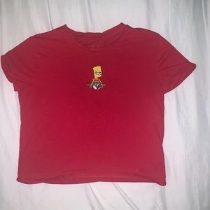 Bart Simpson crop top